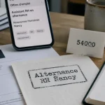 Alternance RH Nancy : CV sur bureau, carte 54000 et offres