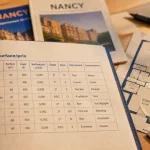 location appartement sur nancy : dossier rapport 14 € par m²