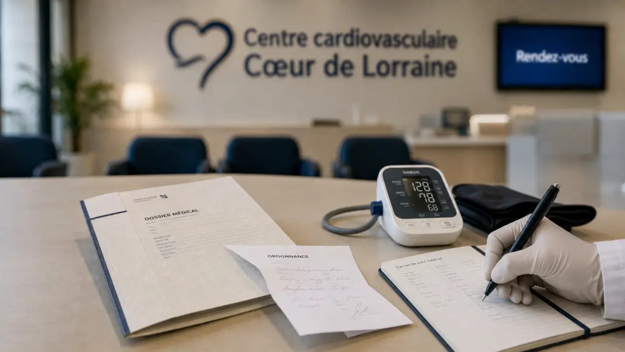 Centre cardiovasculaire coeur de lorraine : mesure de tension et carnet de suivi médical