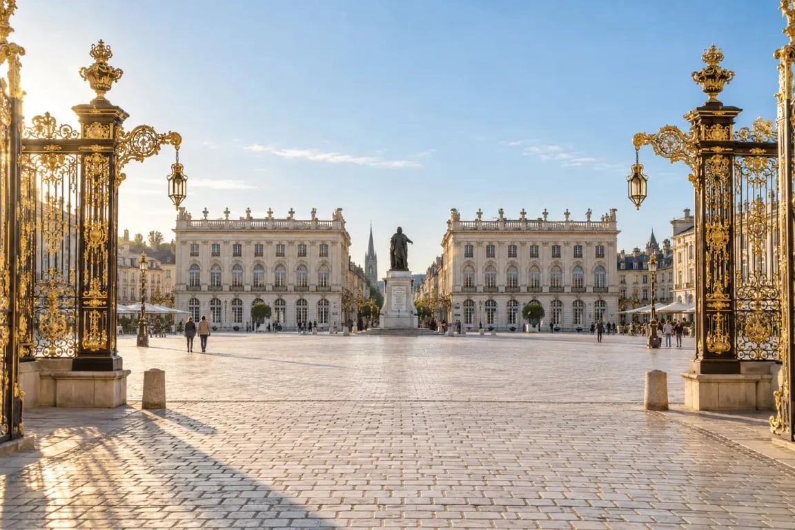Nancy culture : vue de la place Stanislas et de son patrimoine monumental