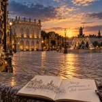 Nancy culture : place Stanislas Art nouveau au golden hour