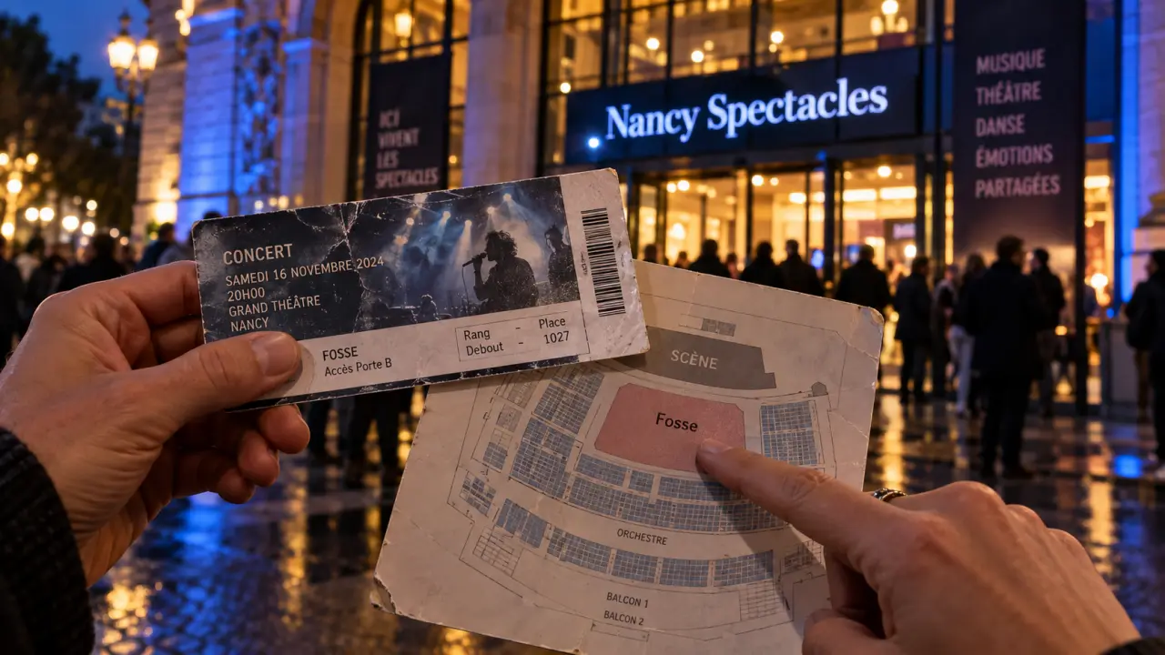 Billets et plan de salle pour spectacles Nancy à Nancy