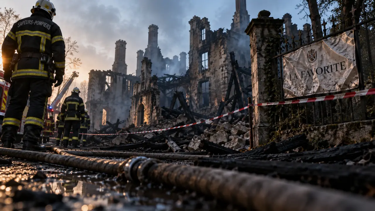 Lunéville : le château de la Favorite détruit par un incendie