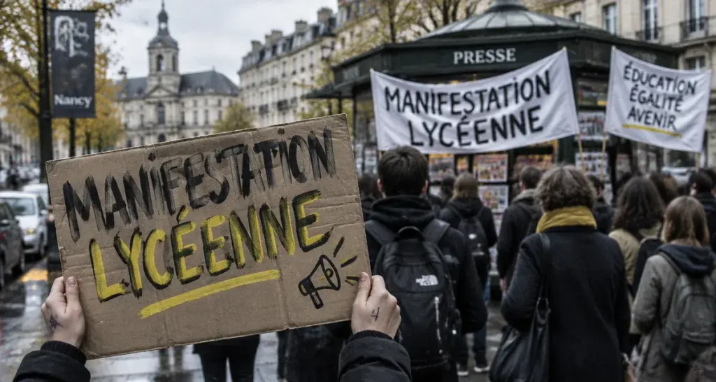 Manifestation lycéenne à Nancy : le parcours prévu ce mardi 13 octobre