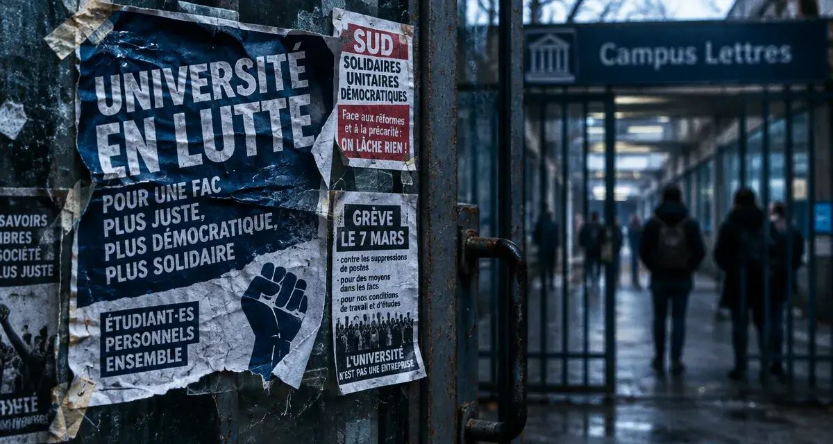 Nancy : le campus Lettres bloqué, trois écoles et des cantines fermées