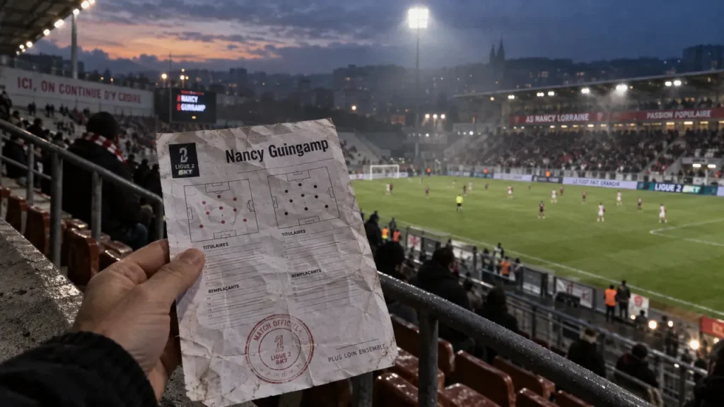 Nancy – Guingamp : les compositions annoncées avant la 8e journée de Ligue 2