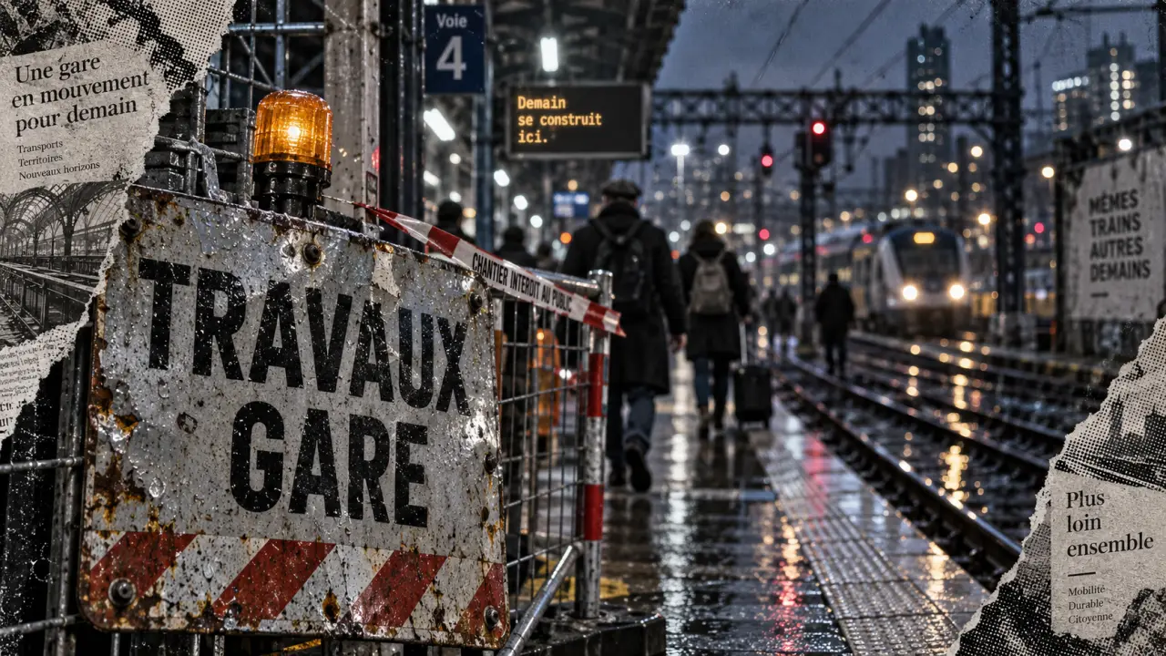 Nancy : travaux en gare, nuisances sonores et réseau perturbé
