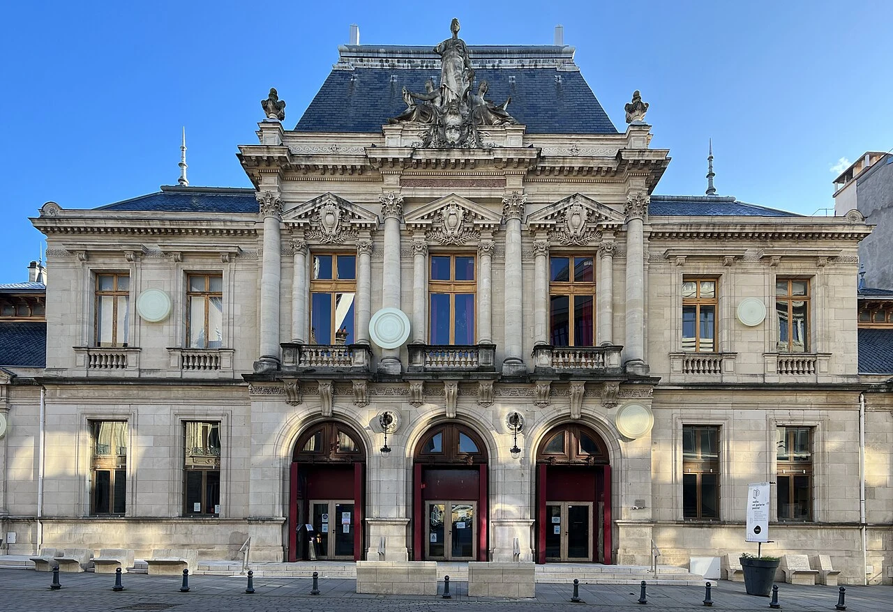 Façade de la salle Poirel à Nancy
